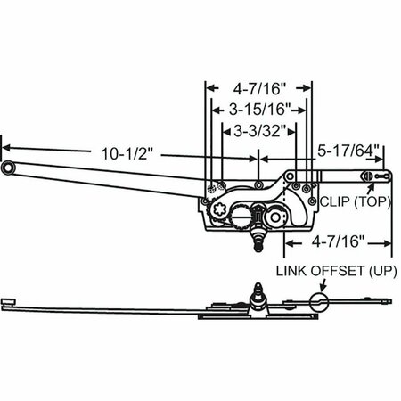 STRYBUC Dual Arm Casement Operator 36-181